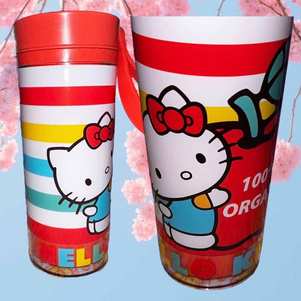 🌸Hello Kitty x Saba overnight ultra thin pads with/ fruit infuser water bottle - Picture 4 of 5